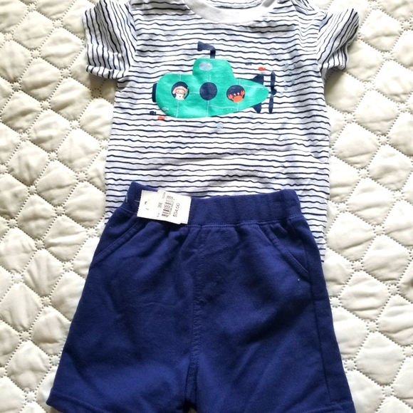 Brand New 18M Matching T-Shirt & Shorts - Picture 1 of 3